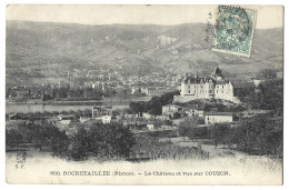 69  Rochetaillee -  Le Chateau Et Vue Sur Couzon - Autres & Non Classés