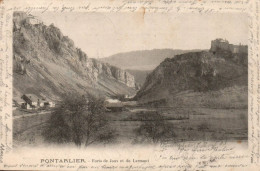 N°3672 W -cpa Pontarlier -forts De Joux- - Pontarlier