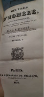Oeuvres D'HOMÈRE 4 Tomes BITAUBE à La Librairie De Philippe 1830 - Classic Authors