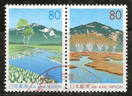 Japon 1998 N° Y&T : 2443 Et 2344 Obl. - Used Stamps