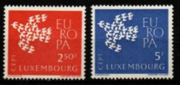 LUXEMBOURG     -   EUROPA   -   1961 .   Y&T N° 601 / 602 ** - 1961
