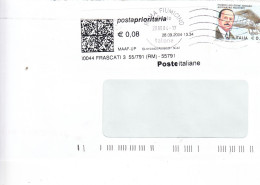 ITALIA  2004 - Lettera  Da Frascati Con Affrancatura Mista - 2001-10: Marcophilia