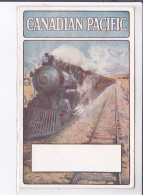 PUBLICITE : Chemin De Fer "Canadian Pacific" - Très Bon état - Advertising