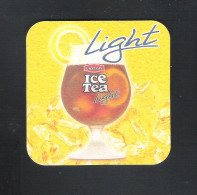 Bierviltje - Sous-bock - Bierdeckel  LIPTON ICE TEA LIGHT - LOKERSE FEESTEN  - AUGUSTUS 2000 (2 Scans)  (B 648) - Bierviltjes