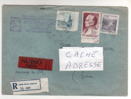 Timbres  Sur Lettre , Cover , Mail Recommandée , Registered Express Du 24/04/74 - Cartas & Documentos