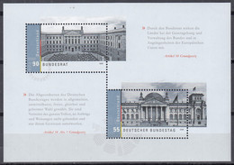 BRD  Block 76, Postfrisch **, Deutscher Bundestag Und Bundesrat, 2009 - Sonstige & Ohne Zuordnung