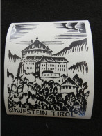 étiquette Hôtel Bagage - Hôtel  Kufstein Tirol Austria Autriche   STEPétiq1 - Hotel Labels