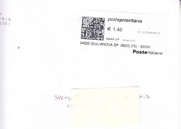 ITALIA  2006 - Lettera  "PRIORITARIA" Da Giulianova - 2001-10: Marcofilie