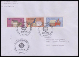 Bund 1978, Mi. 969-71 FDC - Lettres & Documents