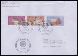 Bund 1978, Mi. 969-71 FDC - Briefe U. Dokumente