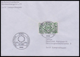 Bund 1977, Mi. 921 FDC - Briefe U. Dokumente
