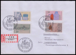 Bund 1975, Mi. 860-63 FDC - Lettres & Documents