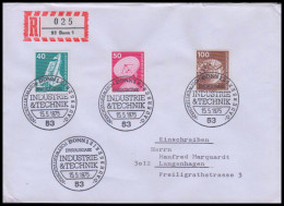 Bund 1975, Mi. 850+51+54 FDC - Covers & Documents