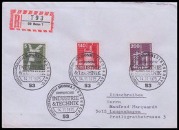 Bund 1975, Mi. 846+56+58 FDC - Lettres & Documents