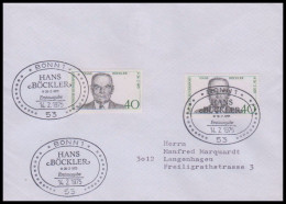 Bund 1975, Mi. 832 FDC - Covers & Documents