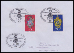 Bund 1973, Mi. 764-65 FDC - Lettres & Documents