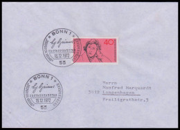 Bund 1972, Mi. 750 FDC - Briefe U. Dokumente