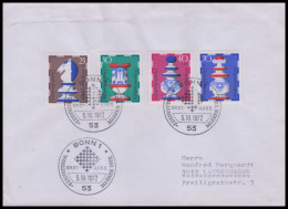 Bund 1972, Mi. 742-45 FDC - Cartas & Documentos