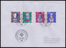 Bund 1972, Mi. 742-45 FDC - Briefe U. Dokumente