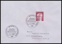 Bund 1972, Mi. 730 FDC - Brieven En Documenten