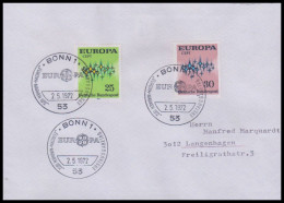 Bund 1972, Mi. 716-17 FDC - Covers & Documents