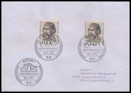 Bund 1972, Mi. 718 FDC - Briefe U. Dokumente