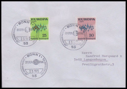 Bund 1972, Mi. 716-17 FDC - Storia Postale