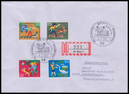 Bund 1972, Mi. 711-14 FDC - Brieven En Documenten