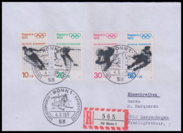 Bund 1971, Mi. 680-83 FDC - Briefe U. Dokumente