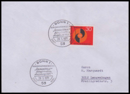 Bund 1971, Mi. 679 FDC - Briefe U. Dokumente