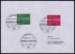 Bund 1971, Mi. 675-76 FDC - Covers & Documents