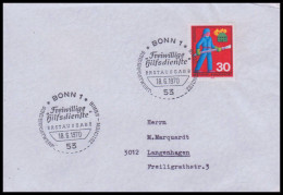 Bund 1970, Mi. 632 FDC - Lettres & Documents