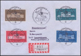 Bund 1970, Mi. 624-27 FDC - Lettres & Documents