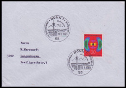 Bund 1969, Mi. 599 FDC - Brieven En Documenten