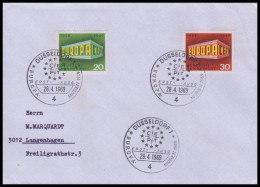 Bund 1969, Mi. 583-84 FDC - Covers & Documents