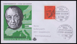 Bund 1968, Mi. 567 FDC - Lettres & Documents