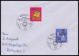 Bund 1966, Mi. 516-17 FDC I - Covers & Documents