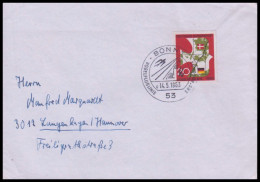 Bund 1963, Mi. 399 FDC - Briefe U. Dokumente