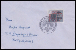 Bund 1963, Mi. 391 FDC - Cartas & Documentos