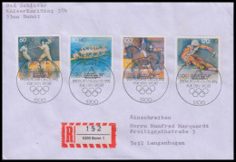 Bund 1992, Mi. 1592-95 FDC - Lettres & Documents