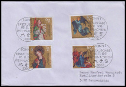 Bund 1991, Mi. 1578-81 FDC - Briefe U. Dokumente