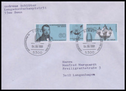 Bund 1991, Mi. 1537-38 ZD FDC - Lettres & Documents