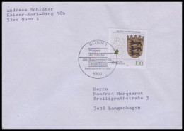 Bund 1992, Mi. 1586-91 FDC - Briefe U. Dokumente