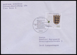 Bund 1992, Mi. 1586-91 FDC - Cartas & Documentos