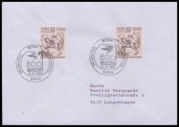 Bund 1990, Mi. 1445 + Berlin 860 FDC - Brieven En Documenten