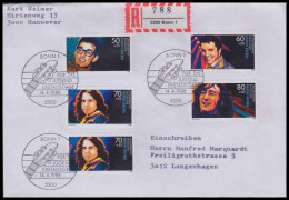 Bund 1988, Mi. 1360-63 FDC - Briefe U. Dokumente