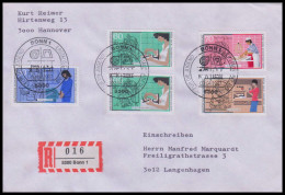 Bund 1987, Mi. 1315-18 FDC - Brieven En Documenten
