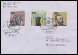 Bund 1984, Mi. 1215-17 FDC - Lettres & Documents