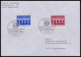 Bund 1984, Mi. 1210-11 FDC - Lettres & Documents