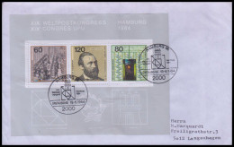 Bund 1984, Mi. Bl. 19  FDC - Covers & Documents